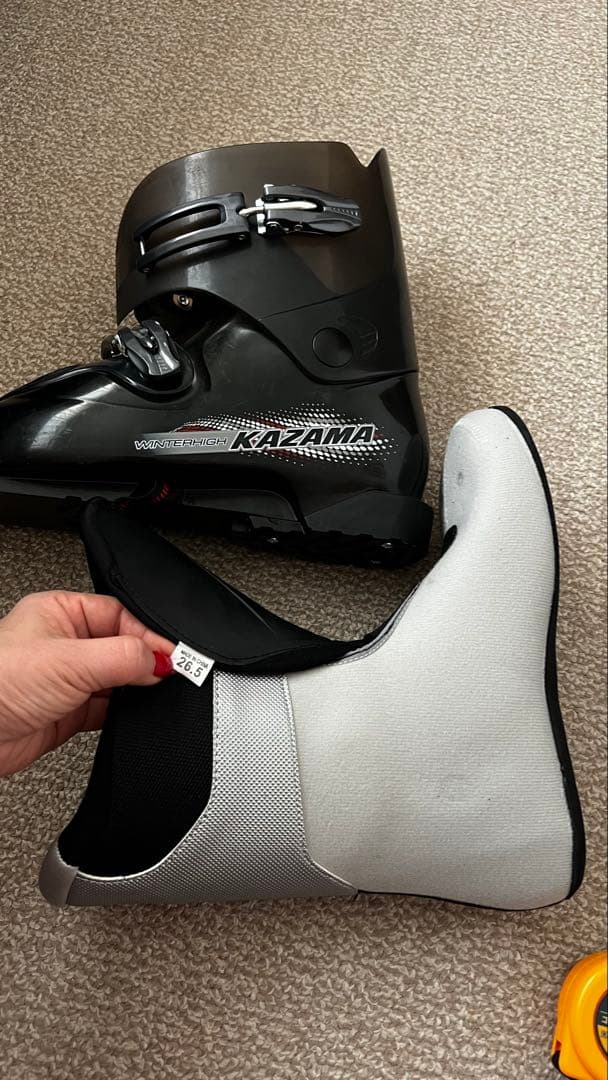 BXB 男女兼用スキーセット❗️ブーツ❗️ポール ❗️ケース付きWAX済み