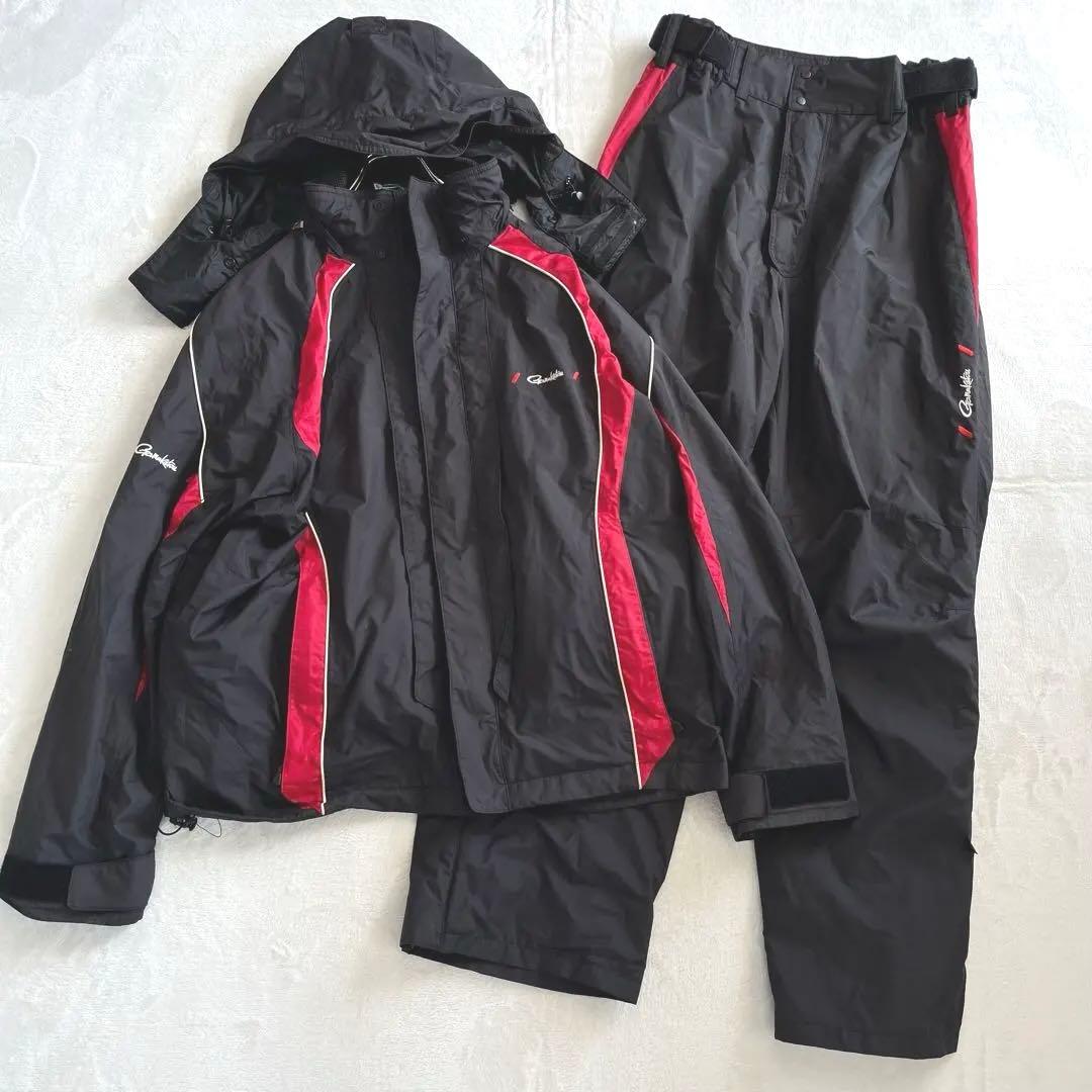 がまかつ セットアップ レインスーツ 3L 上下セット ウォームライナー付き