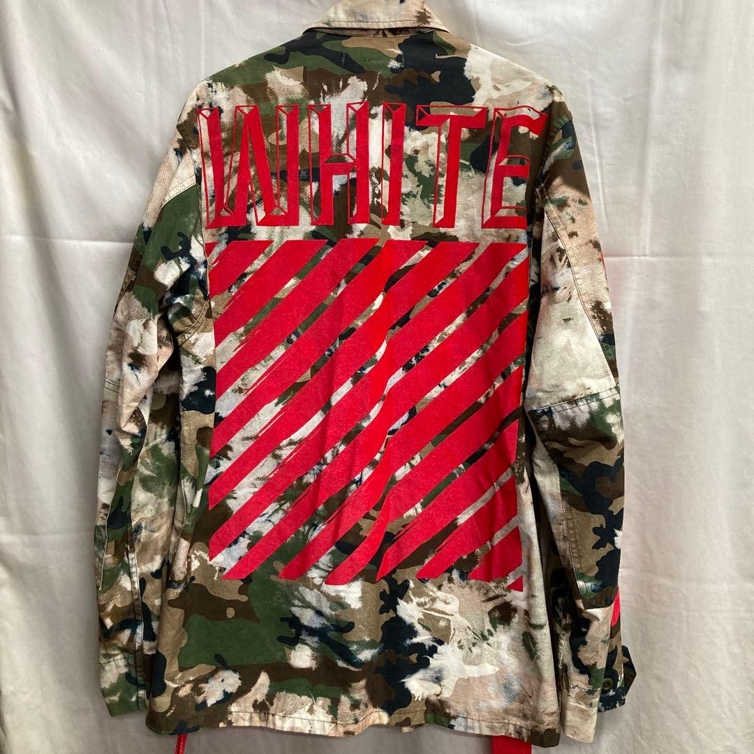 OFF-WHITE オフホワイト ジャケット ミリタリー カモフラ 迷彩