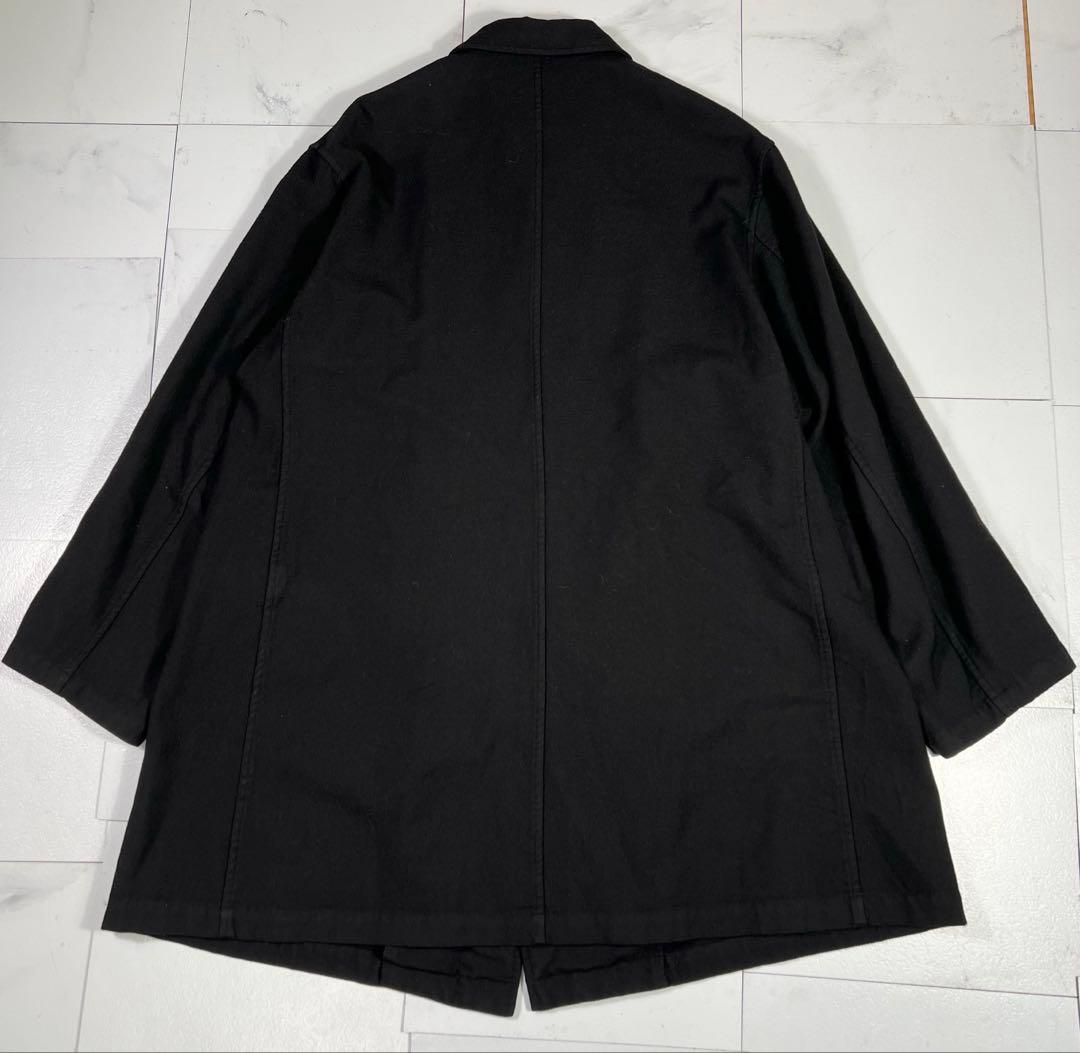 Y's for men ワイズフォーメン 比翼仕立て ステンカラーコート L