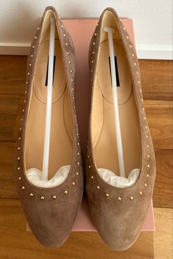 fabio rusconi スタッズ付フラットシューズ　37