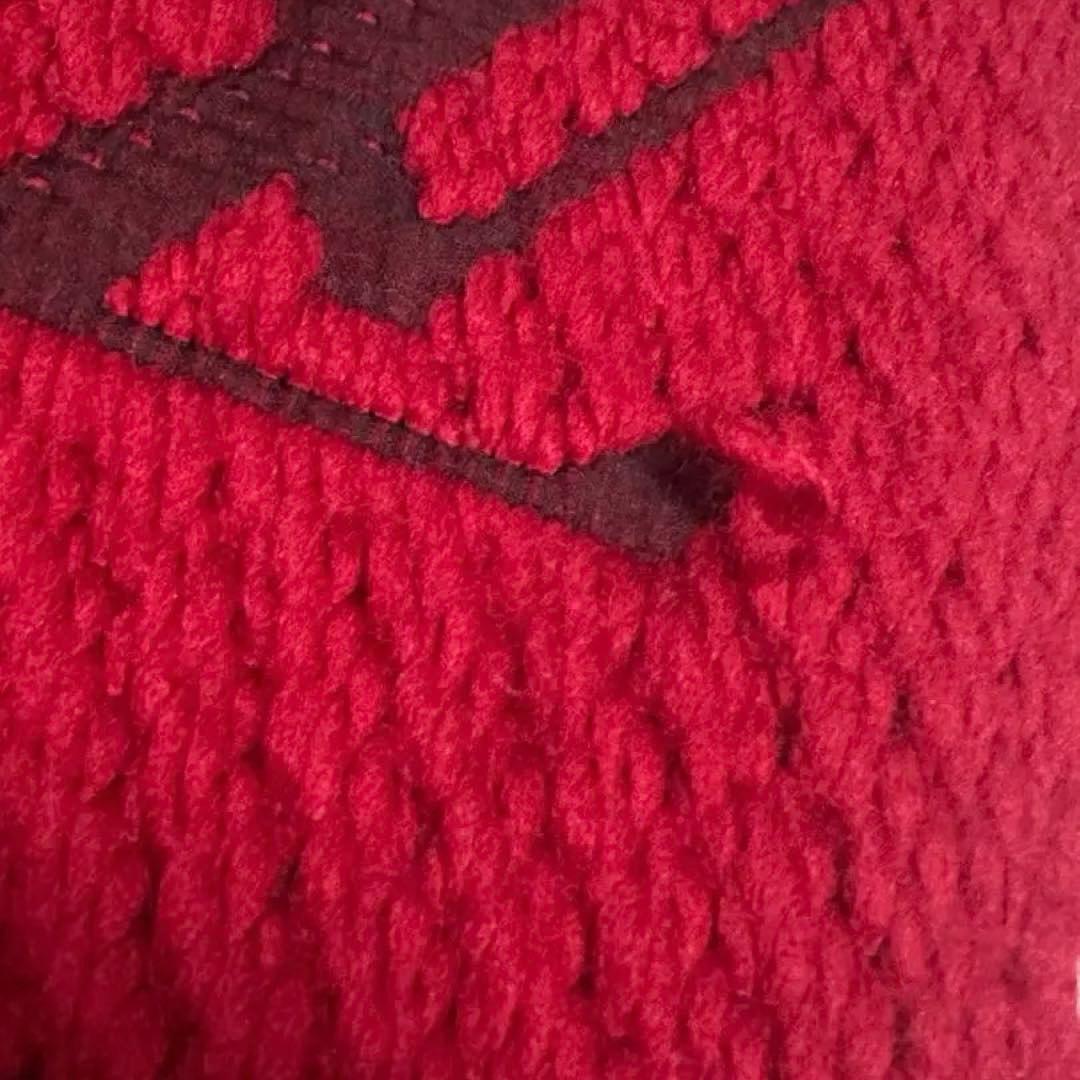 LOUIS VUITTON 正規品 レッド マフラー