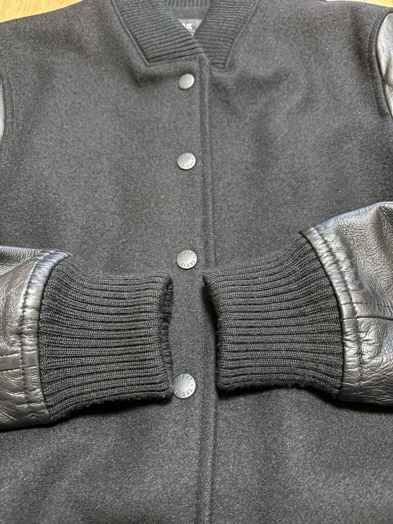 【23区】ラムレザースタジャン ブラック