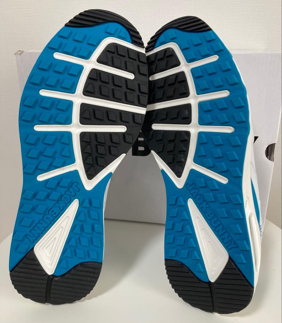 新品 パーリーゲイツ ジャックバニー AIR SOLEシューズ 白青 27.5