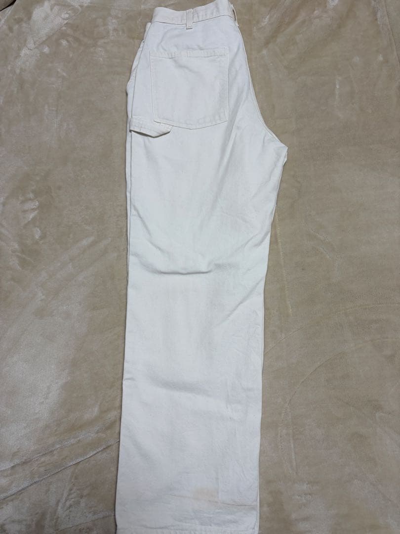 OshKosh ホワイト　ペインターパンツ　usa製 70s 80s ビンテージ