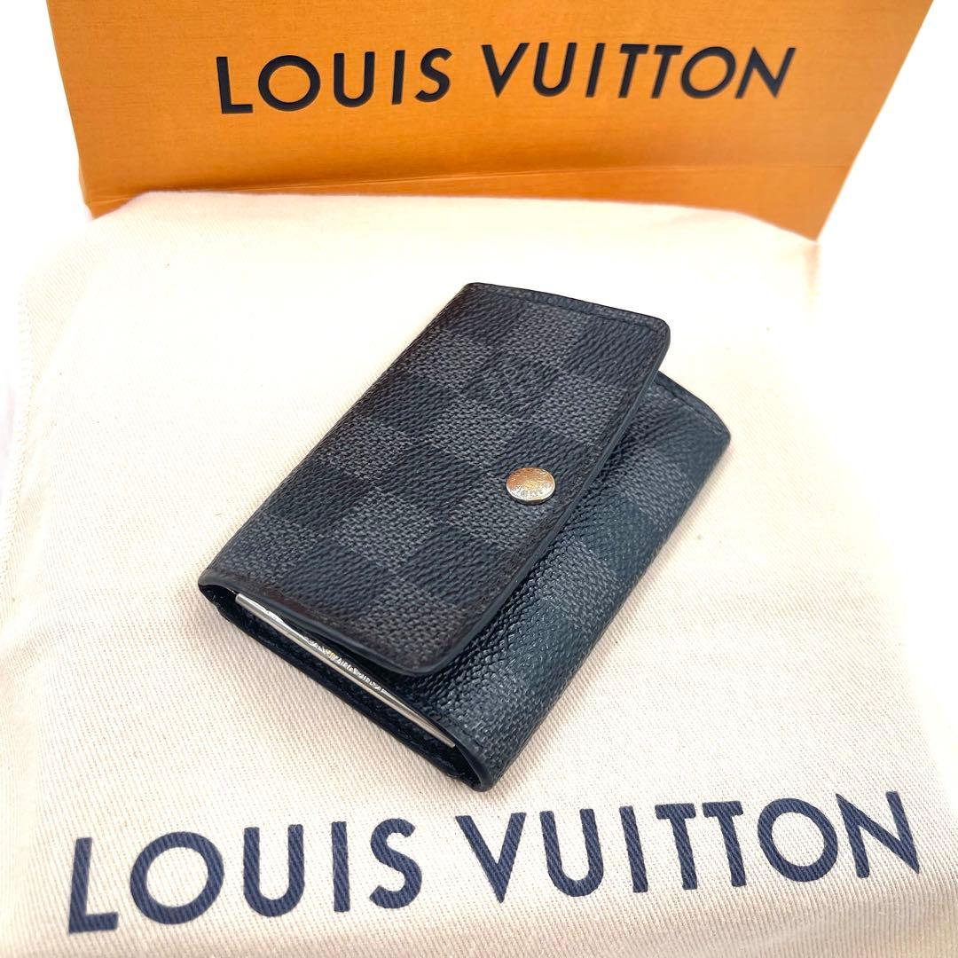 ルイヴィトン ダミエ　グラフィット　キーケース　キーリング　キーホルダー640