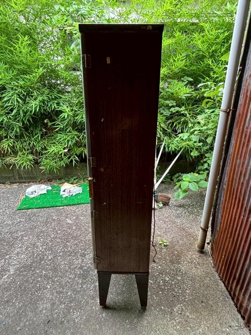 稀少　昭和レトロ　紫外線消毒器＆保管庫　床屋　理容店　ヴィンテージ