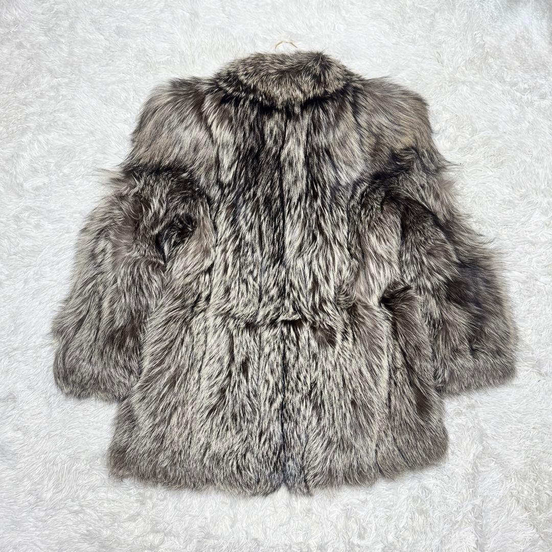 希少 新品✨SAGAMINK サガミンク シルバーフォックスコート 金タグ 毛皮