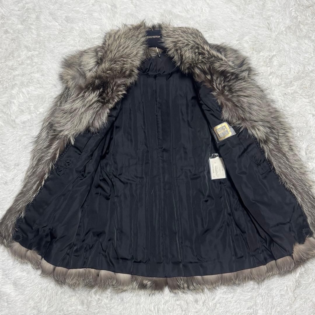 希少 新品✨SAGAMINK サガミンク シルバーフォックスコート 金タグ 毛皮