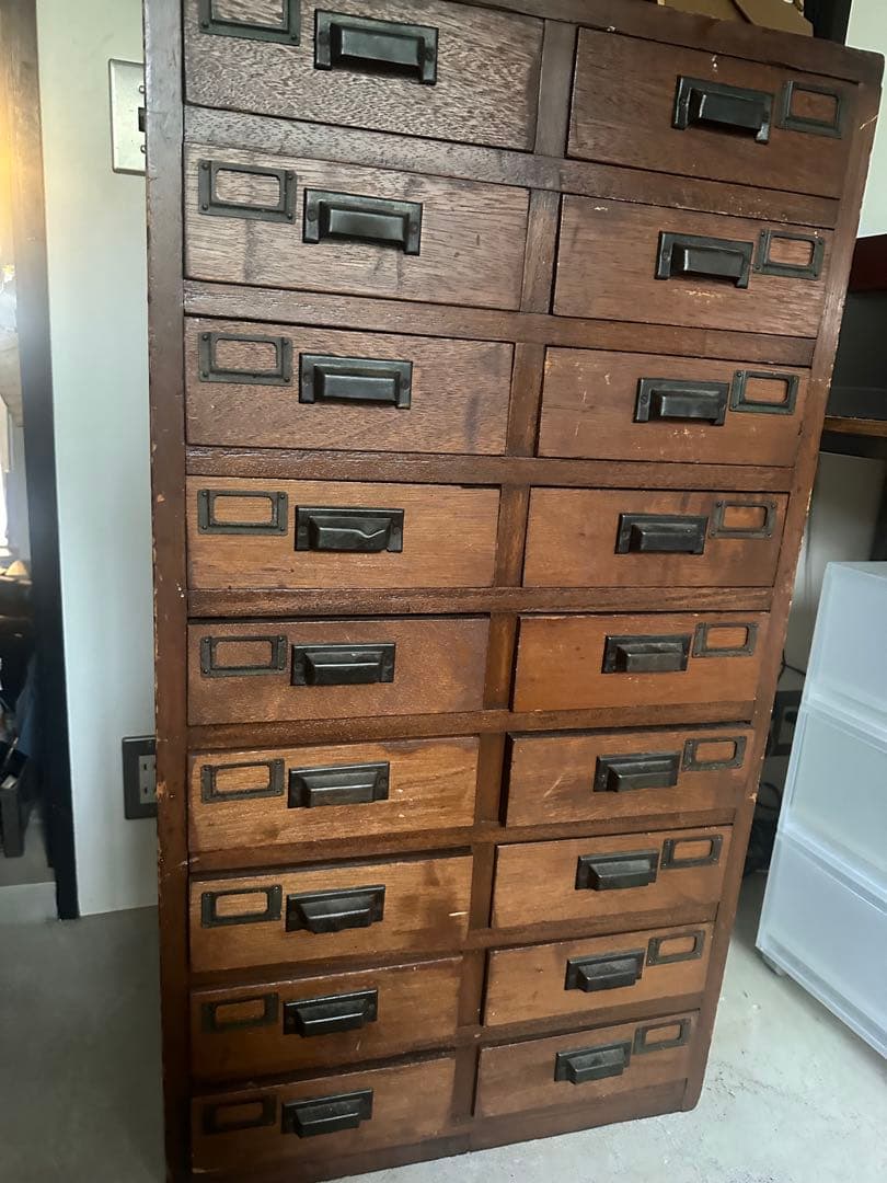 アンティーク　木製引き出し