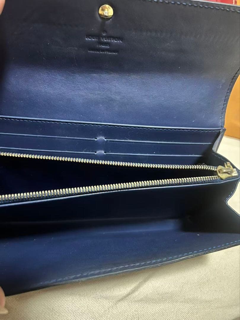 Louis Vuitton ネイビー 長財布