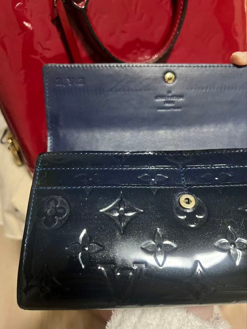 Louis Vuitton ネイビー 長財布