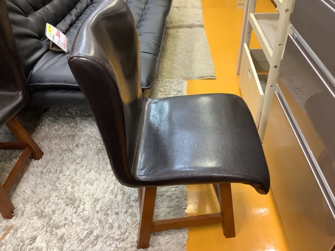 MORISHIGE モリシゲ 北欧風 アンティーク回転チェア2点セット