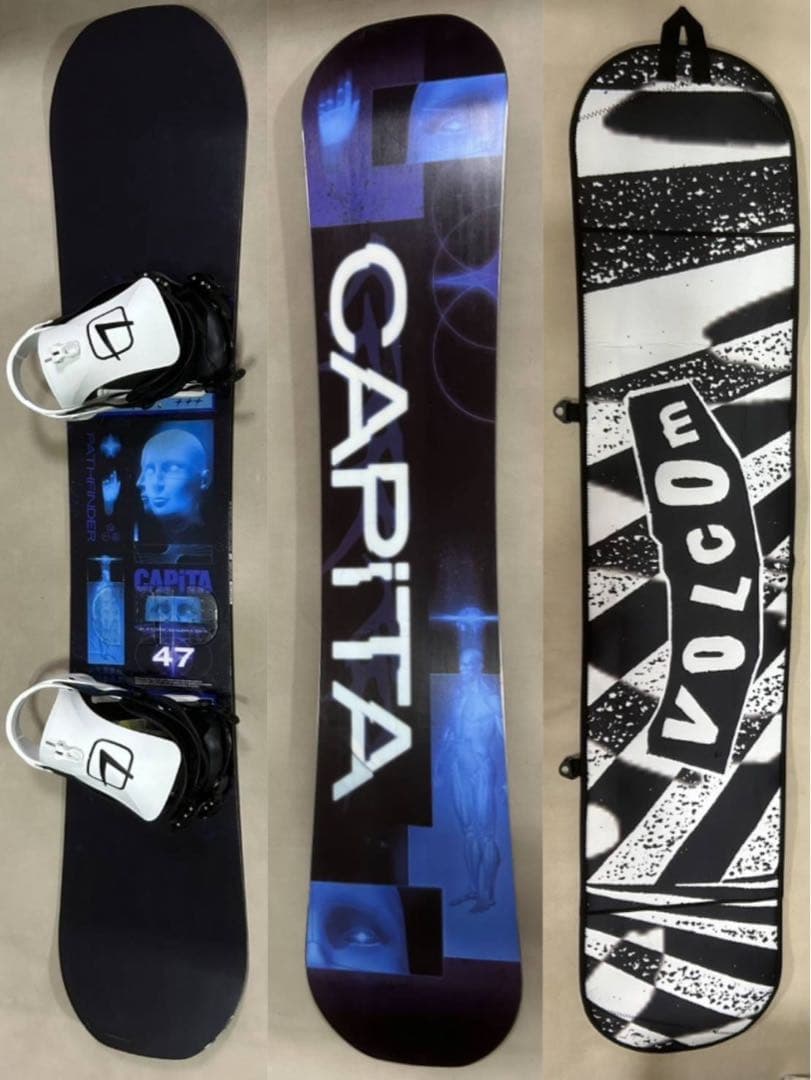 高年式スノーボードセットCAPITA 147 ×LINKビンディング