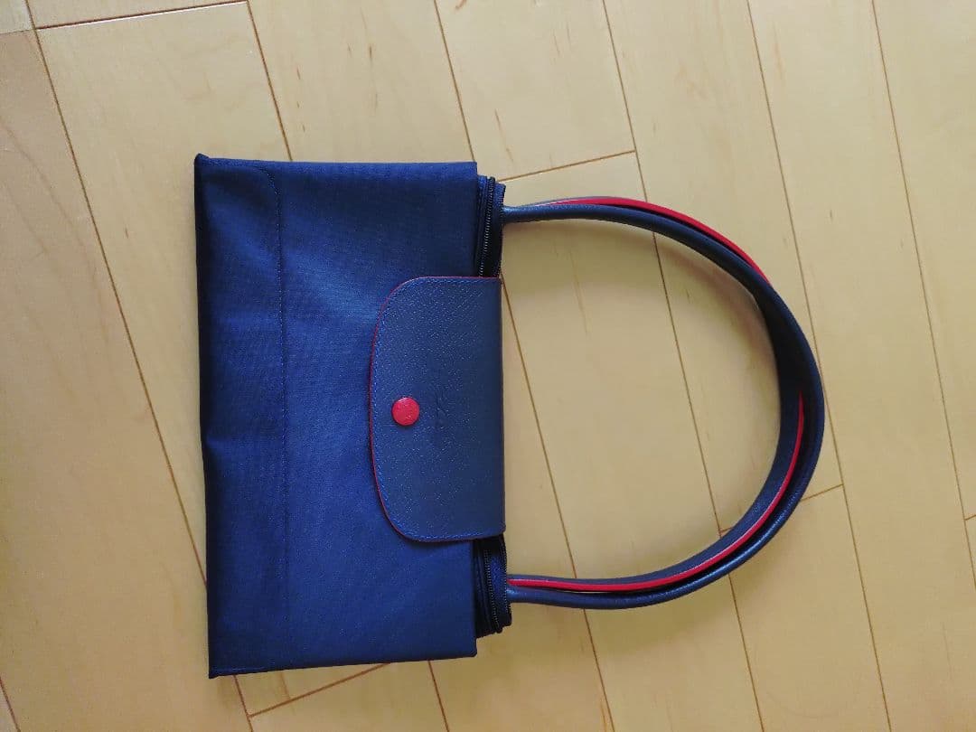 美品ロンシャン70周年記念★ネイビートートバッグ