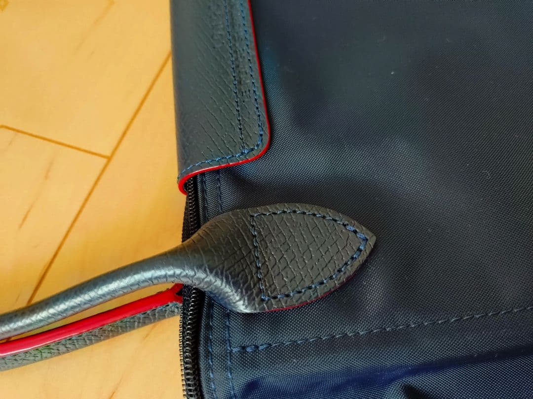 美品ロンシャン70周年記念★ネイビートートバッグ