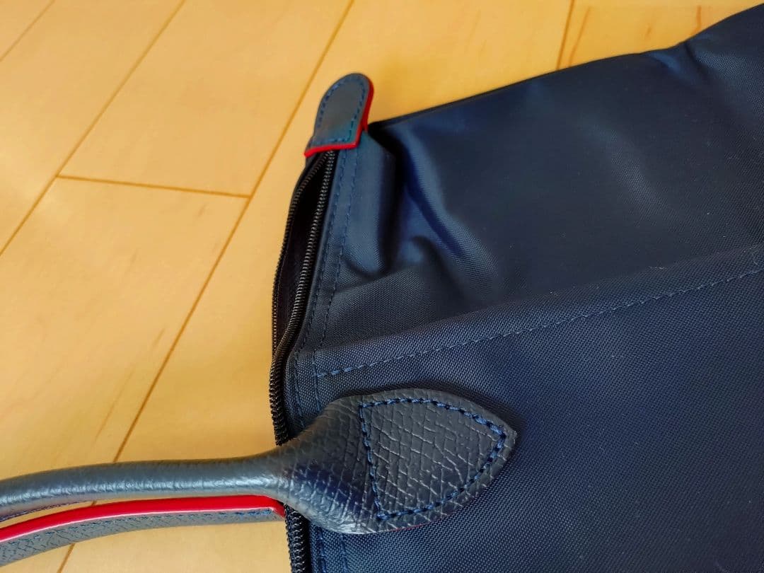 美品ロンシャン70周年記念★ネイビートートバッグ