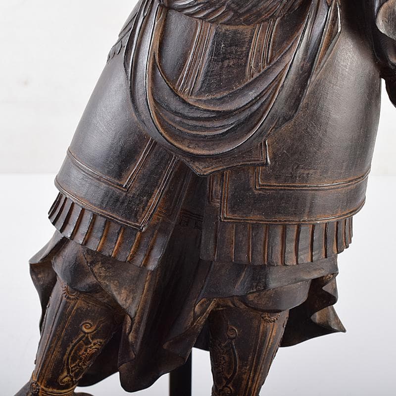 仏教美術　isumu　イスム　樹脂製　レプリカ　毘沙門天像　置物　FR7645B