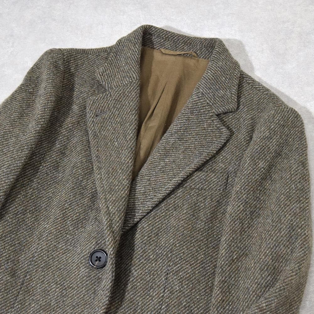 MARGARET HOWELL ウール ツイードジャケット 3B ボックス型