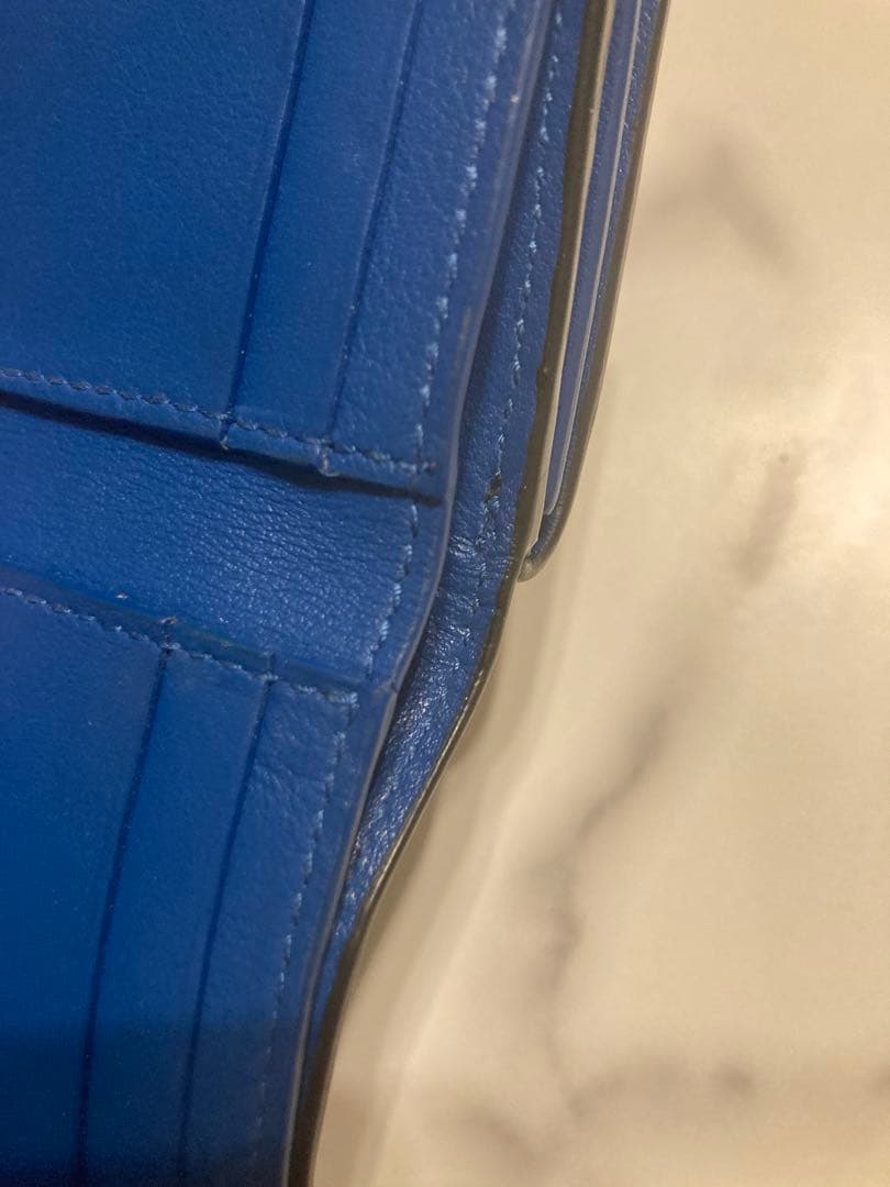 ボッテガヴェネタ　三つ折り財布　マキシイントレチャート　コンパクトウォレット