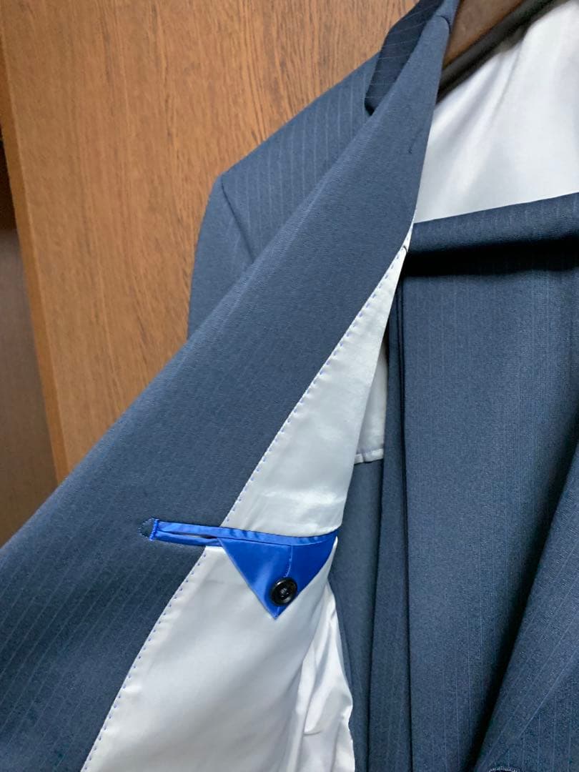 A5新品未使用！快適ストレッチ2パンツスーツ！定番ネイビー！ウォッシャブル！
