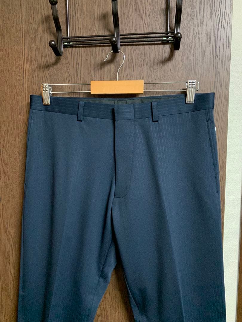 A5新品未使用！快適ストレッチ2パンツスーツ！定番ネイビー！ウォッシャブル！