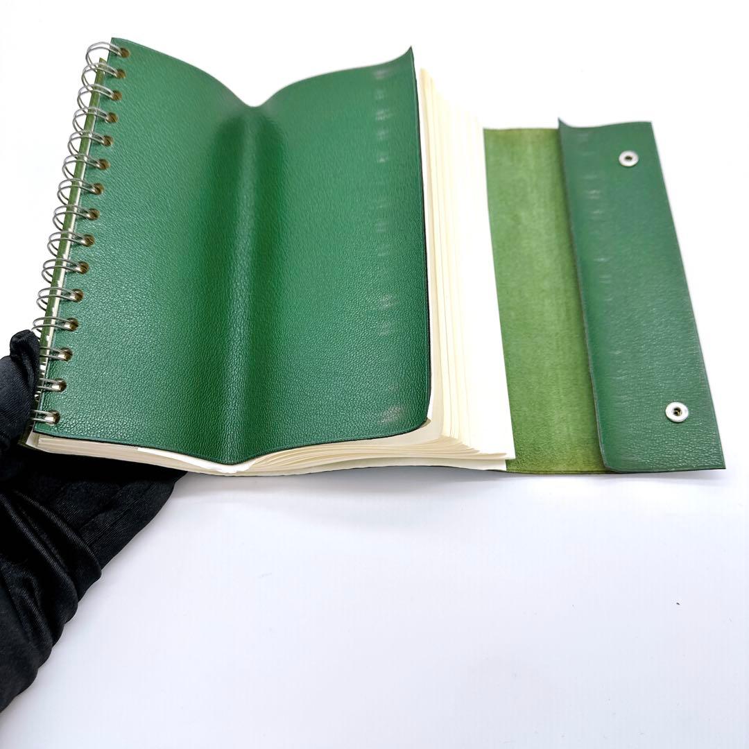 入手困難 HERMES エルメス カイエルーレ ロール手帳カバー メモ帳 レザー