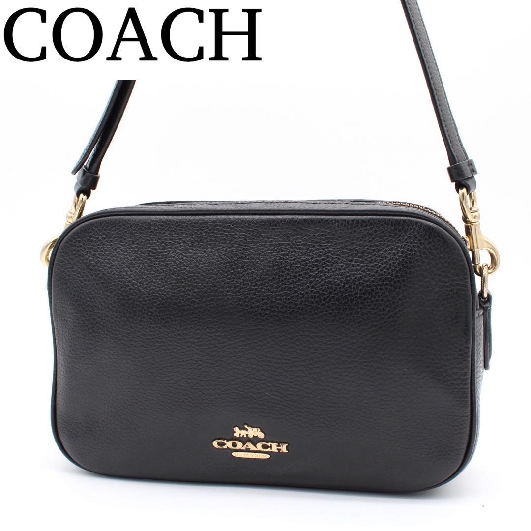 【極美品】COACH ジェス F39856 ショルダーバッグ カメラバッグ 黒