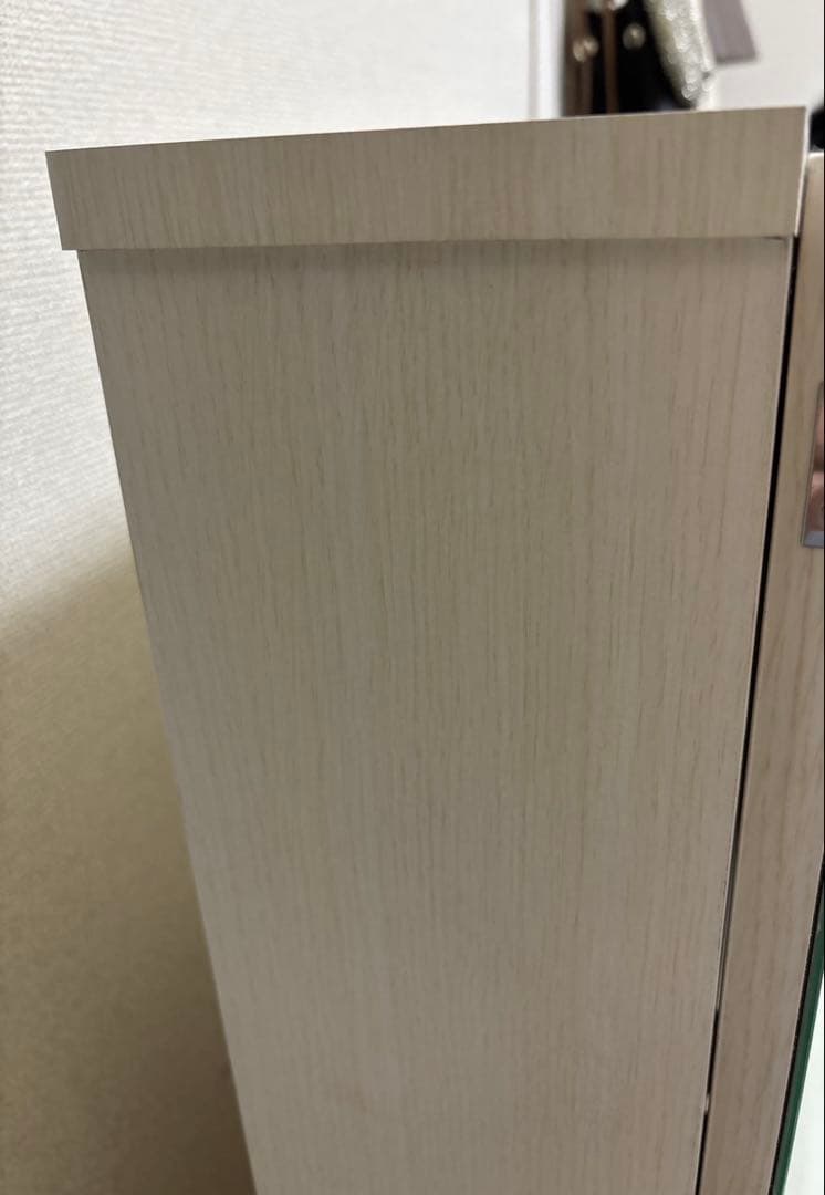 【送料込み】ニトリ　三面鏡ドレッサー (DR-007 WW) ホワイト　白