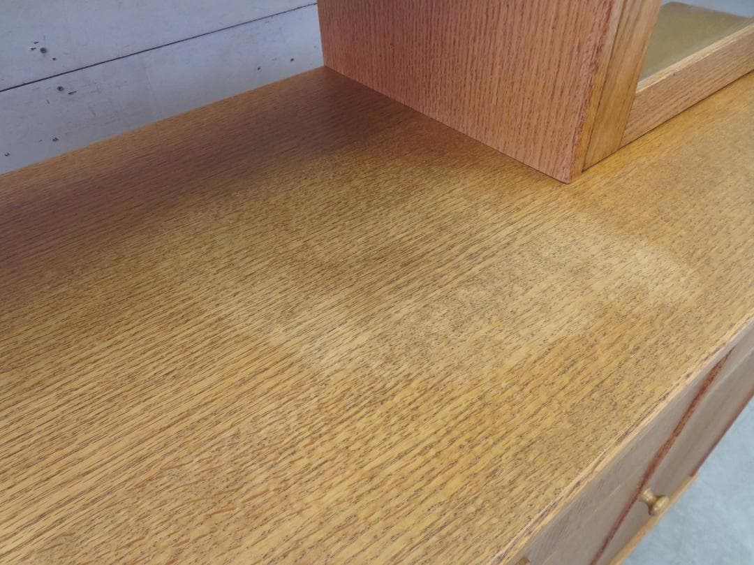 美品■モモナチュラル■VENT■レッドオーク■キッチンボード■食器棚■モダン■