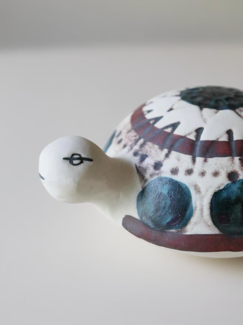 と*く様 希少 ビンテージ リサラーソン 11cm カメ グスタフスベリ 北欧