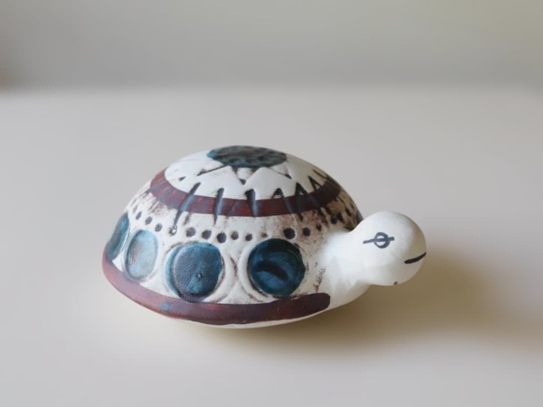 と*く様 希少 ビンテージ リサラーソン 11cm カメ グスタフスベリ 北欧