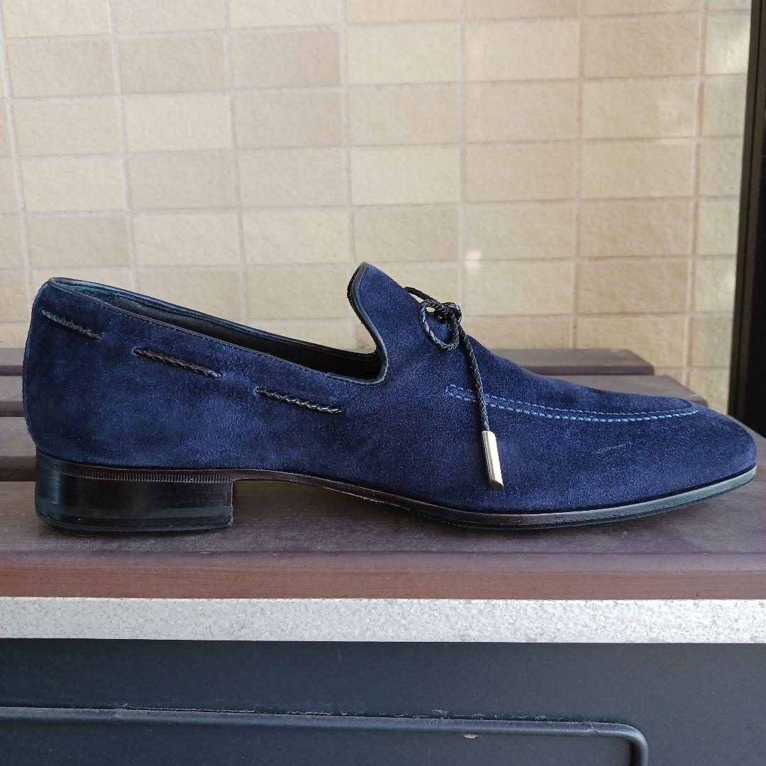 Ferrante スエードローファー UK6 E　紺