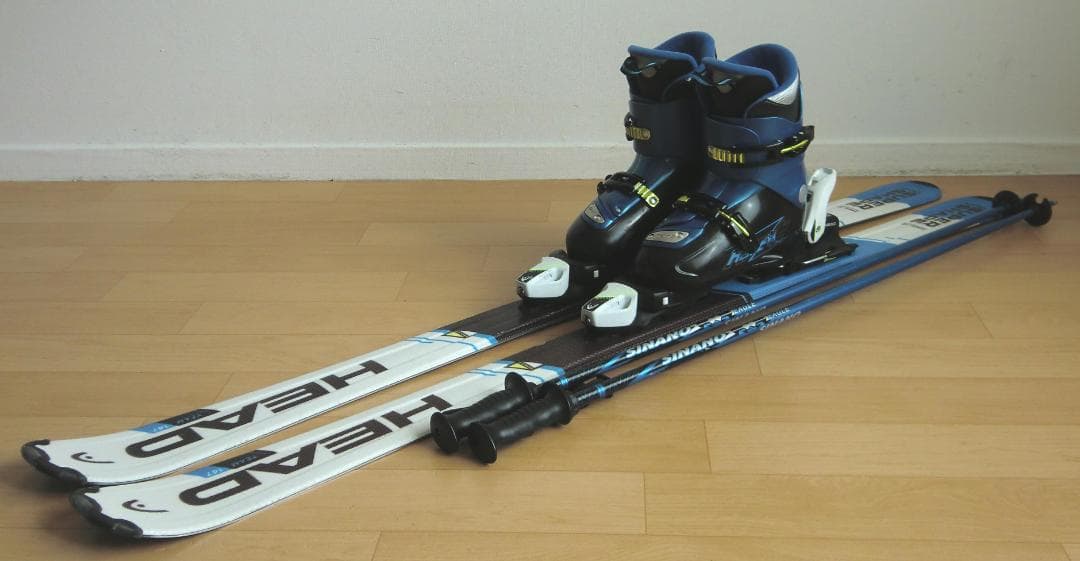 ■1月限定■送料無料■HEAD■ジュニア用スキーセット■147/25■WAX済■