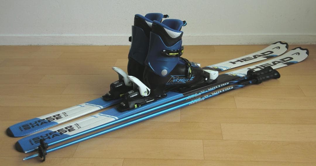 ■1月限定■送料無料■HEAD■ジュニア用スキーセット■147/25■WAX済■