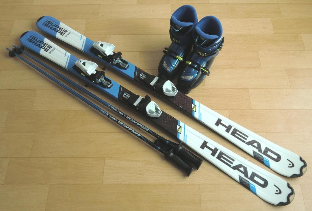 ■1月限定■送料無料■HEAD■ジュニア用スキーセット■147/25■WAX済■