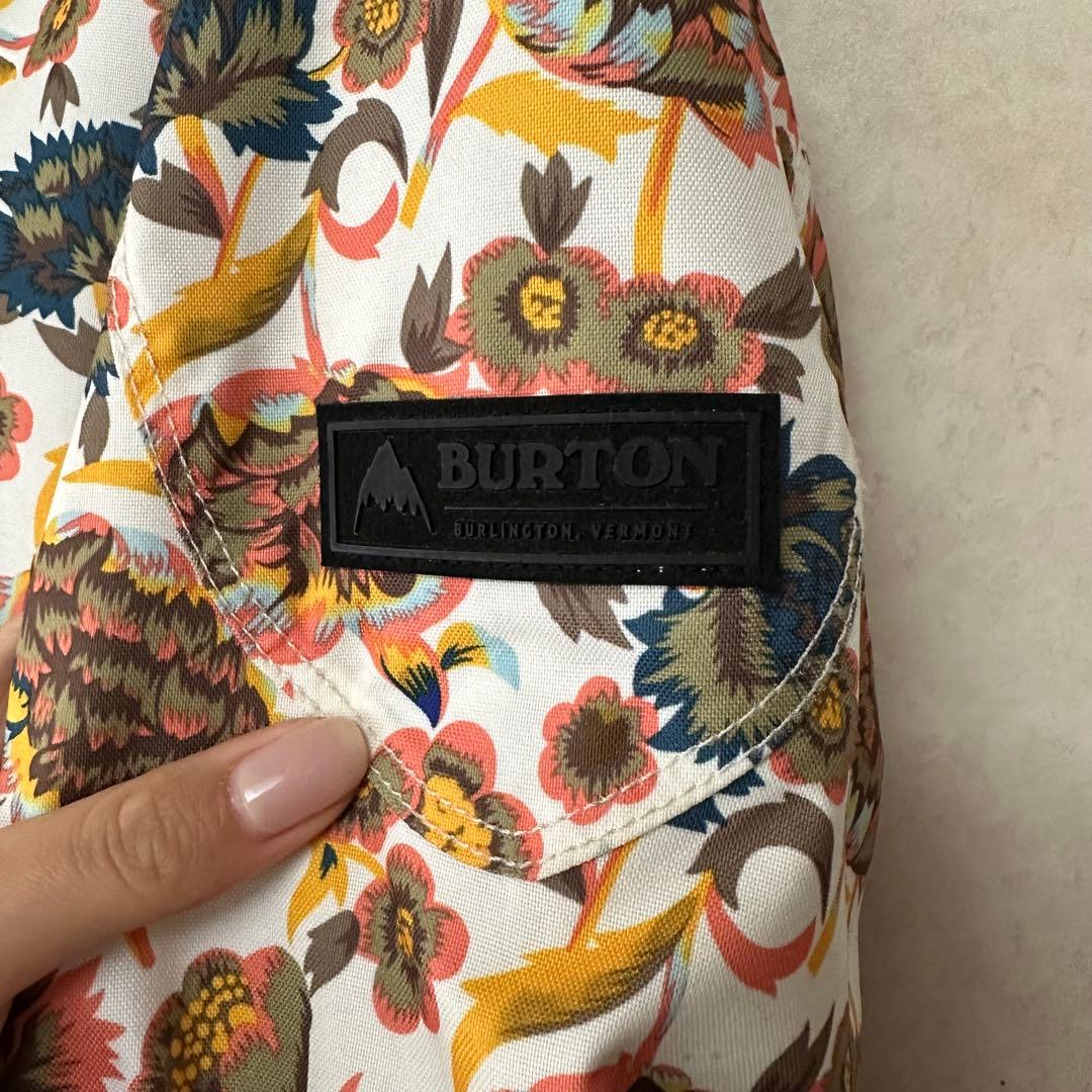 BURTON 花柄 スノーボードウェア Lサイズ