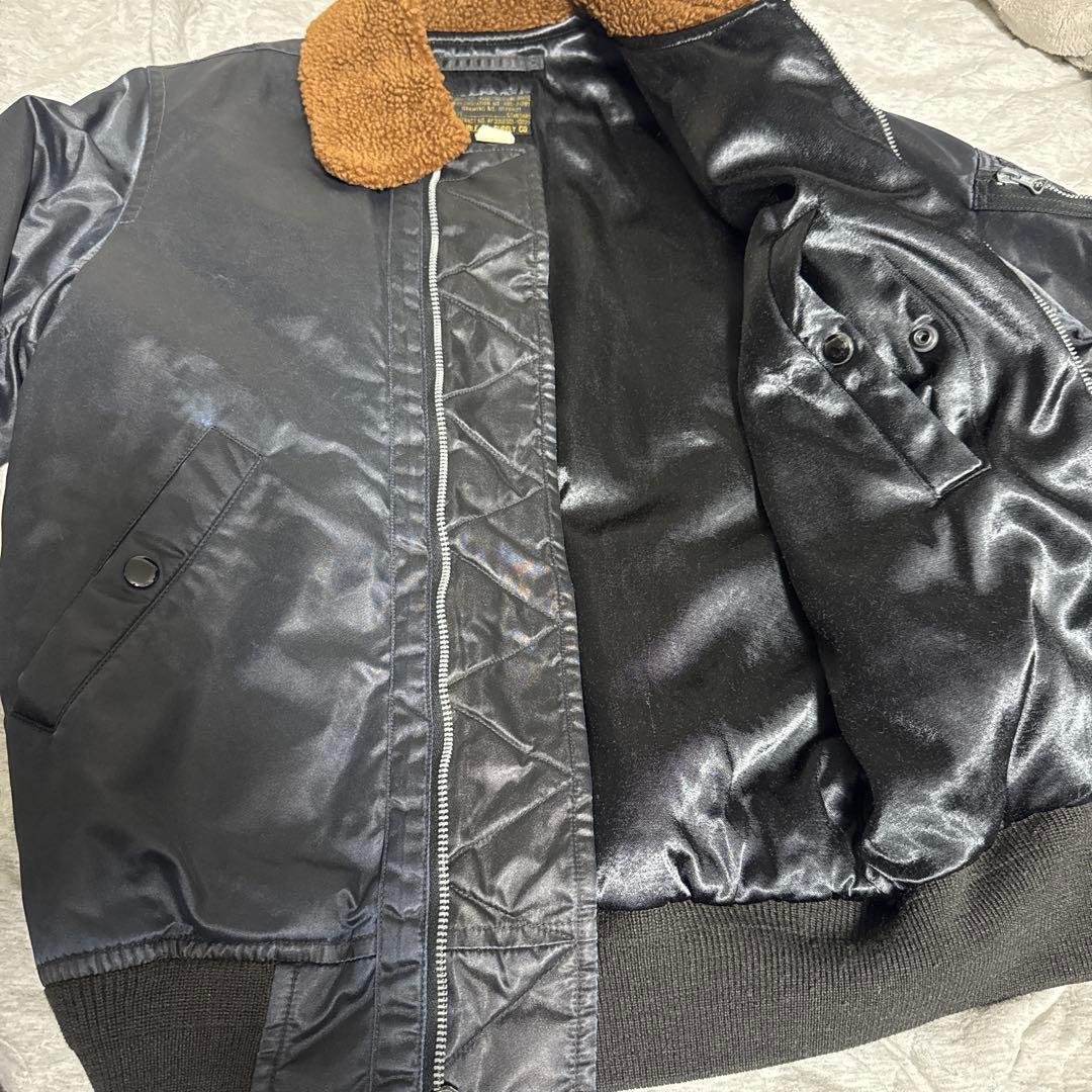 RRL B-15フライトジャケット　ブラックXS MA-1