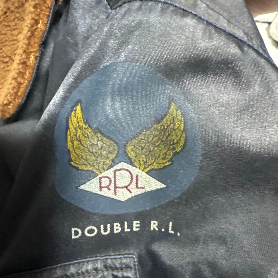 RRL B-15フライトジャケット　ブラックXS MA-1