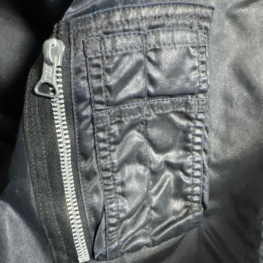 RRL B-15フライトジャケット　ブラックXS MA-1