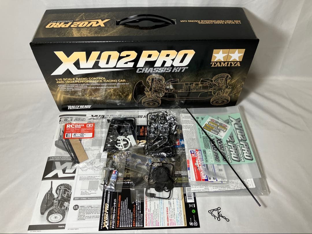 タミヤ XV-02 PRO 組立済 シャーシキット ボディ&メカ セット