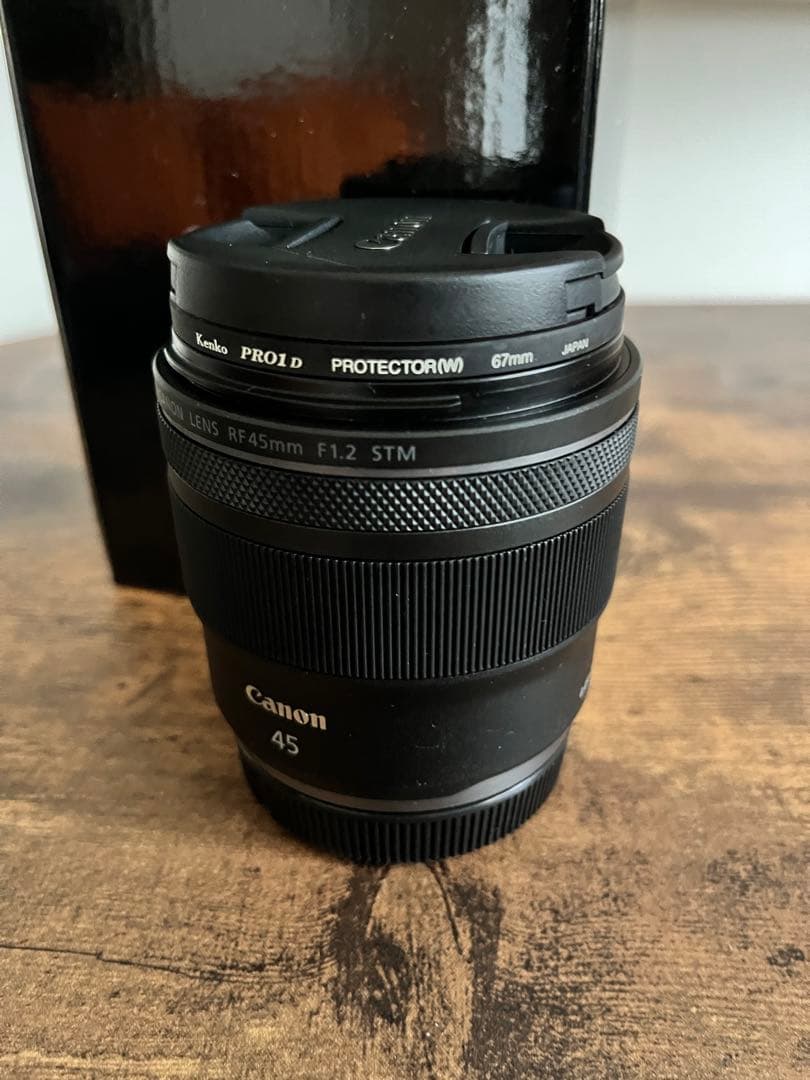 Canon RF 45mm F1.2 STM レンズ　フィルター付き