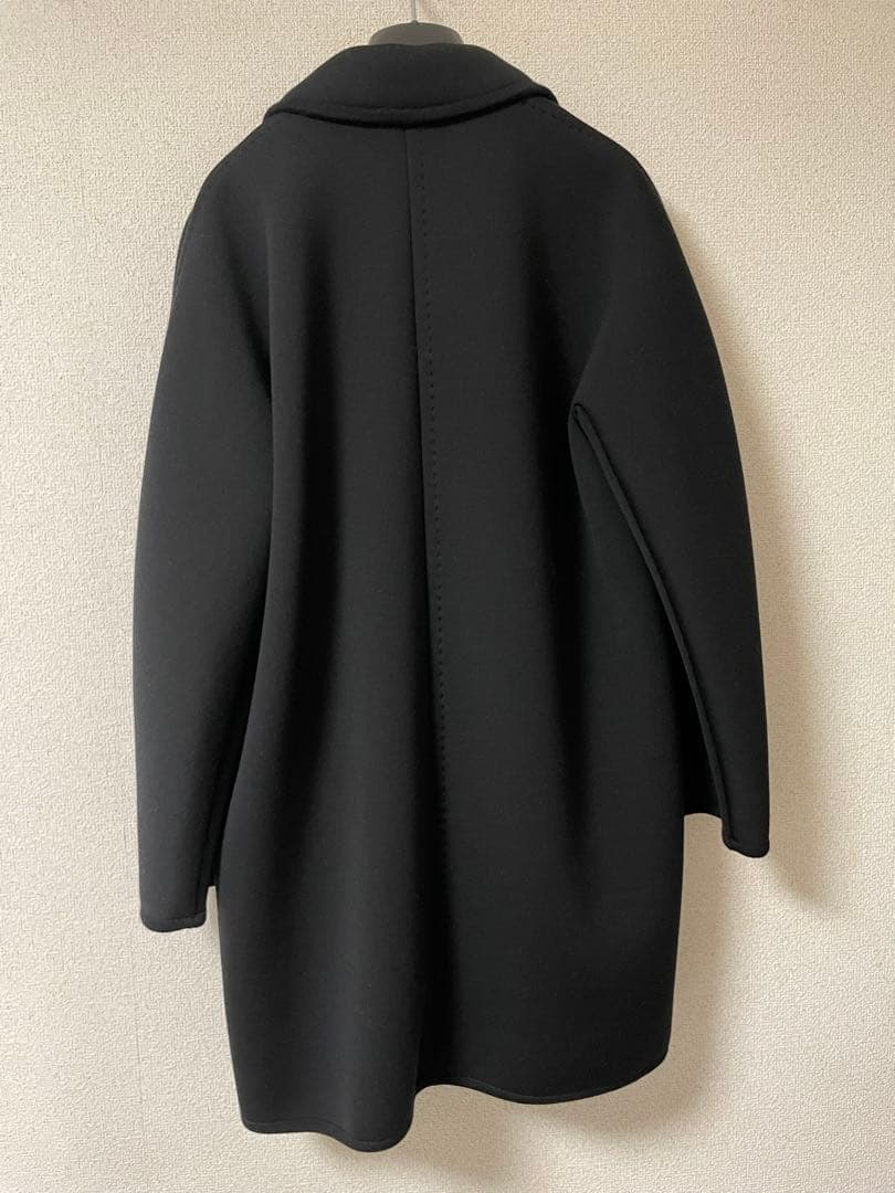 マックスマーラ　101801アイコン　ジャージショートコート　ブラック　34美品