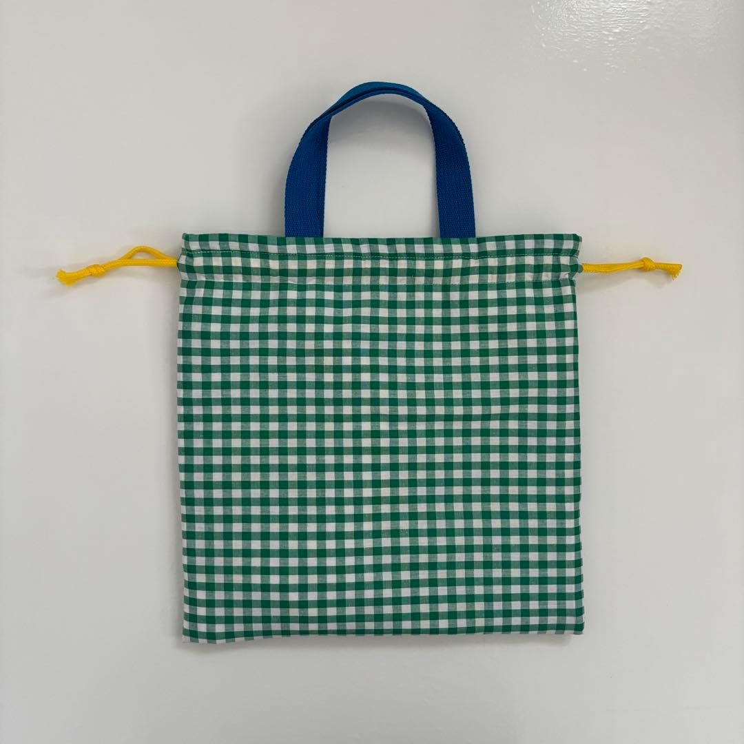 【ぽむ】レッスンバッグ　上履き入れ　体操服袋