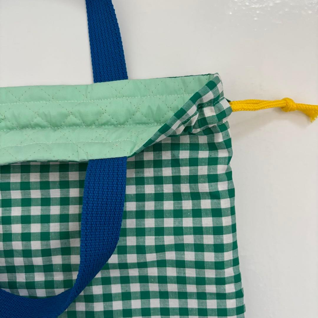 【ぽむ】レッスンバッグ　上履き入れ　体操服袋