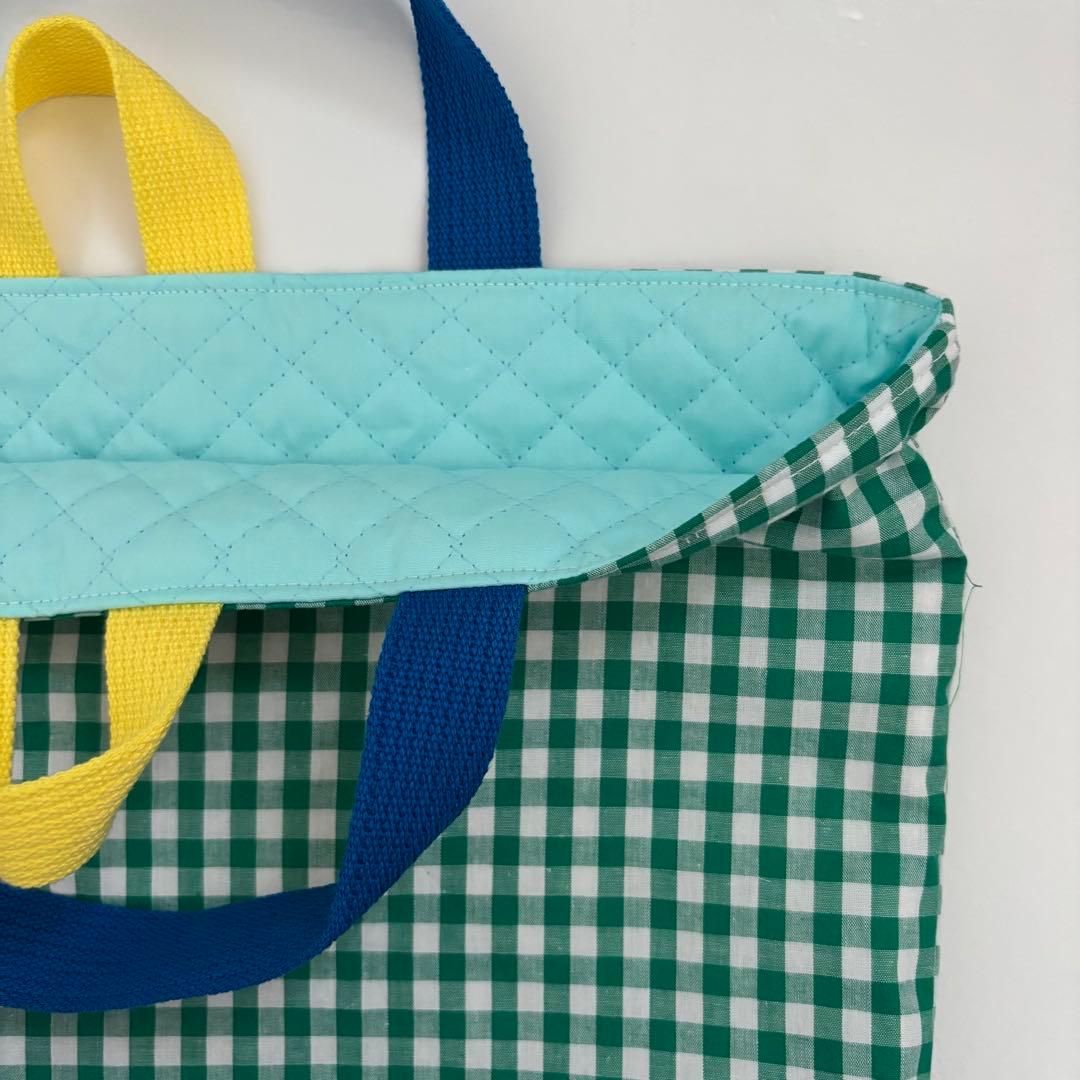 【ぽむ】レッスンバッグ　上履き入れ　体操服袋