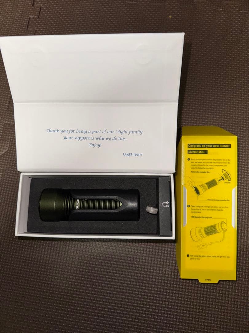 Olight Javelot mini 懐中電灯 1000ルーメン 600m