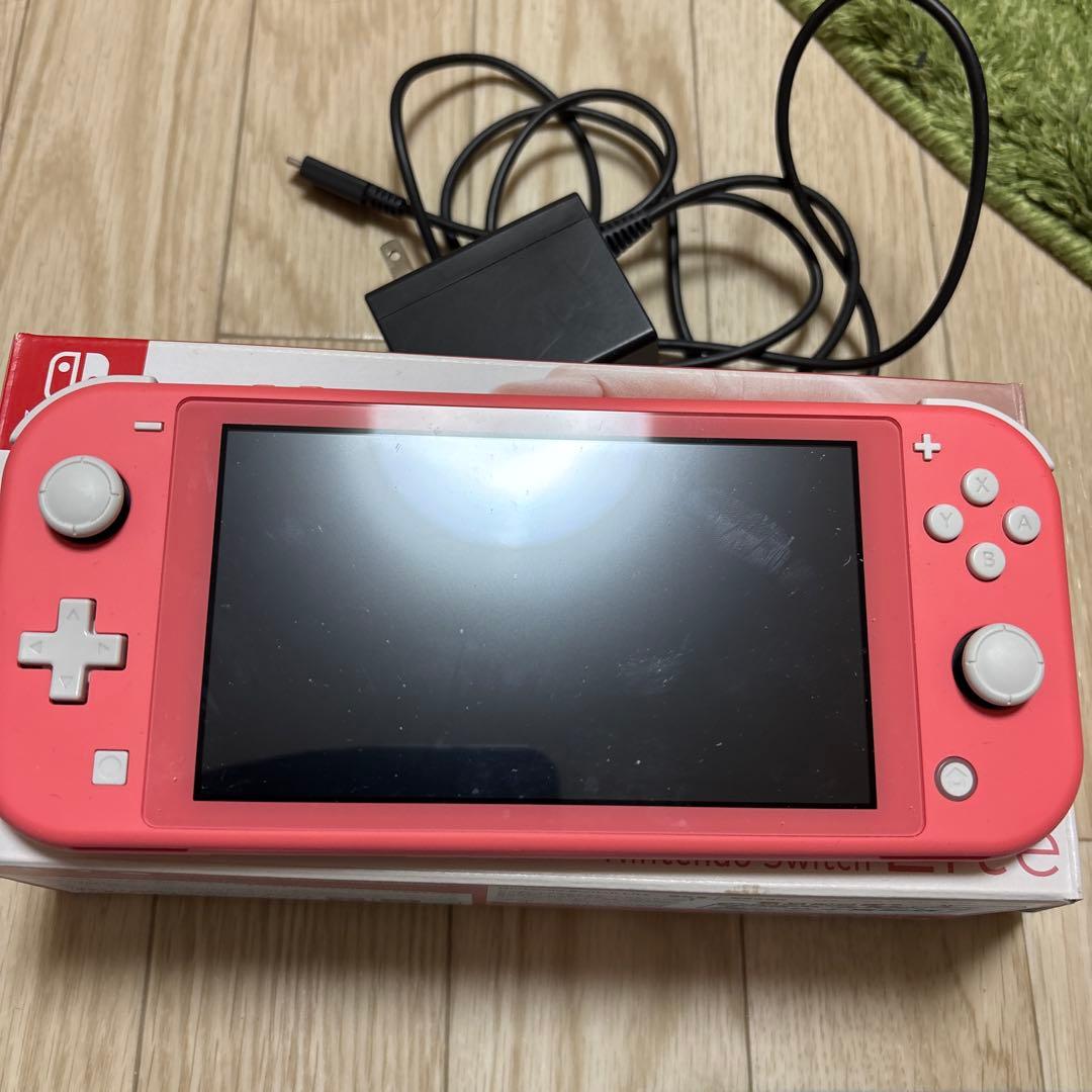 Nintendo Switch Lite コーラル　ケース付き
