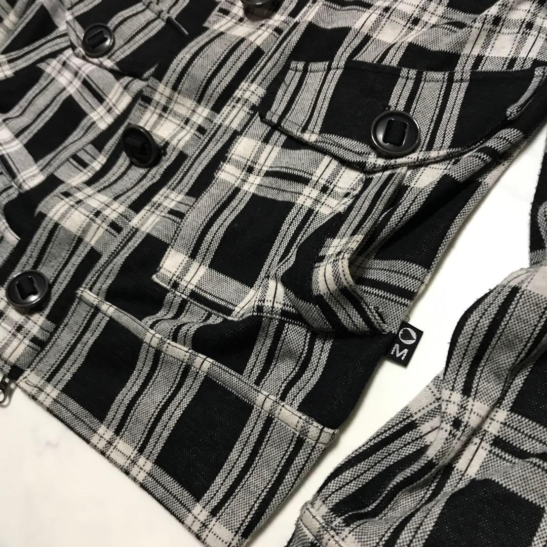 PUNK Y2K tartan check jacket 00s 平成