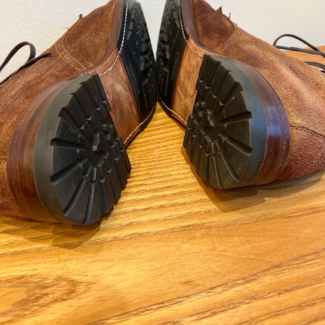 オールデン　ALDEN ブラウン スエード ハイカットブーツ